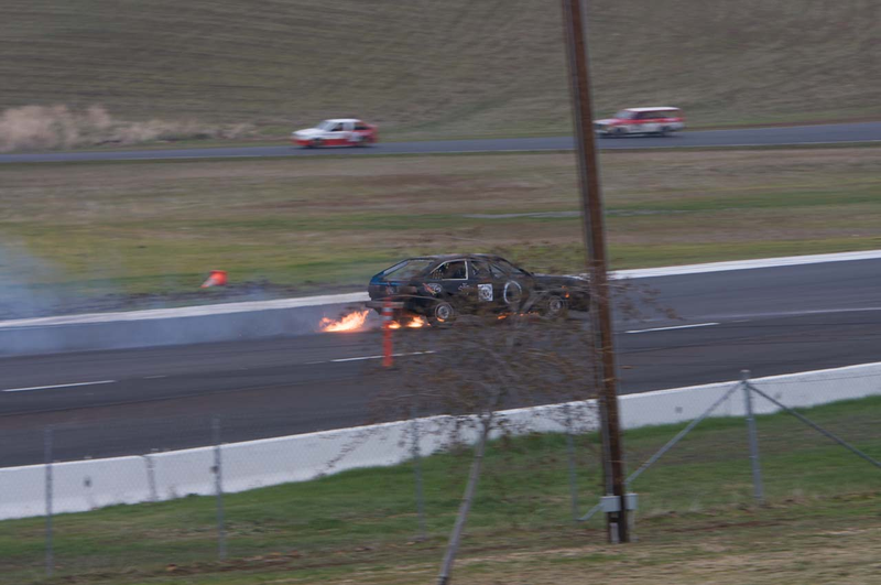 Illustration for article titled Squirrels Of Fury Scirocco Ventilates Engine Block, Goes Out In Blaze Of Glory